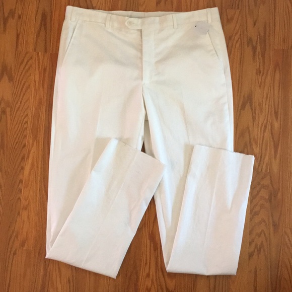 Armani Collezioni Other - Armani -White Sateen Dress Pants IT52 USA 36